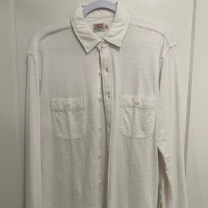 Faherty - Knit Seasons Shirt - White - Medium
